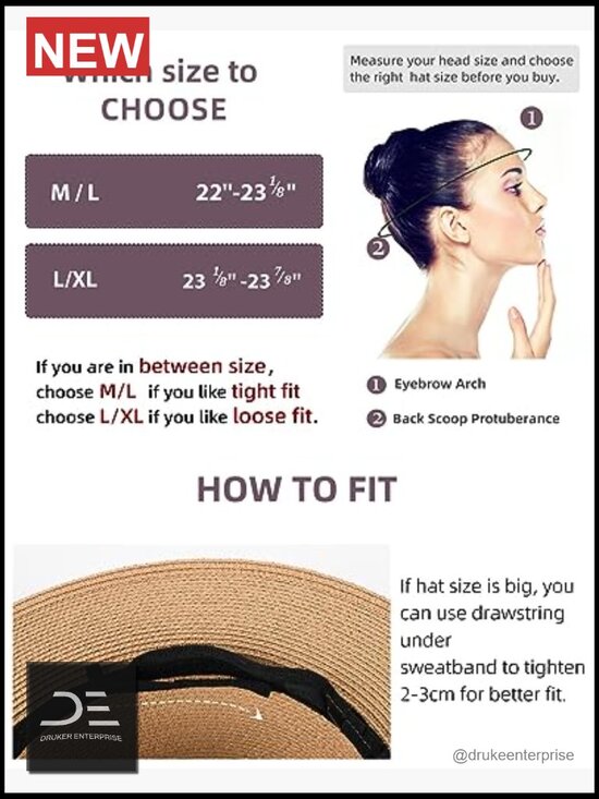 Wide Brim Straw Fedora Sun Hat with UPF 50+ Protection for Outdoor main image 4